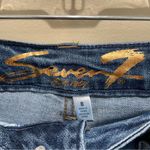 Seven7 The Weekend Mid Rise Denim Shorts Medium Wash Women’s Size 8 New Photo 8