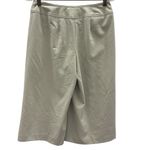 Worthington  Stretch Cream Khaki Wide Leg Capri Pants with Pockets Womens 4 Photo 5