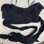 Anthropologie  Ruffle Linen Tie Tube Top Size XS Photo 1