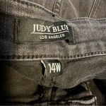 Judy Blue  Jeans Mid Rise Taper Slim Fit Straight Black jeans womens plus 14W Photo 6