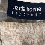 Vintage Liz Claiborne LizSport Linen Blend Shorts‎ Tan Size 12 Photo 3