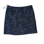 Nine West Blue tweed mini skirt with a preppy, coquette vibe Photo 0
