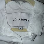 LOLA RIVER Women's White Button Photo 1