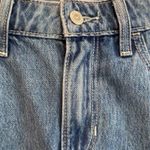 Hollister High Rise A-Line Denim Shorts Blue Embroidered Floral W24 00 Photo 2