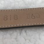 Belts by Simon Vintage Cream Leather Belt Sz S Photo 6