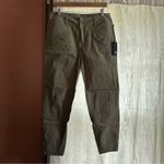 Kut From The Kloth  Sadie Slit Hem Flap Pockets Pants Stone Tan‎ NWT Size 4 Photo 2