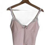 SKIMS  Cotton Lace Slip Dress Womens Medium Pink Primrose Nightgown Lingerie Photo 2