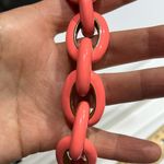 BaubleBar Pink Chunky Chain Link Bracelet 7in’ Photo 4