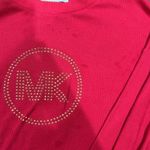 Michael Kors  Bold Red Knit Top Photo 2