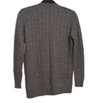 Andrew St. John Womens Vintage Cardigan Sweater Wool Green Cable Knit Crewneck M Size M Photo 2