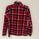 Eddie Bauer  Half Zip Fleece Sweatshirt Plaid Photo 4