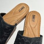 BØRN leather embossed Fish lake Tooled embossed born Sandals Size 10 B57 Black Photo 8