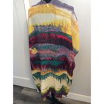 Boho Kimono Shawl OS Summer Tassels Wrap One Size Beach Cover Woven Hearts Photo 1