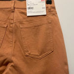 Uniqlo Ultra Stretch Legging Pants Size Small Light Orange/Pumpkin Color Photo 5