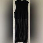 StitchFix / Fortune & Ivy sleeveless black maxi dress with pleated skirt; 1X Photo 5