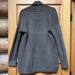 Banana Republic  Women's Small Gray Wool Blend Open Cardigan Sweater Chunky Knit Photo 1