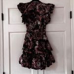 Ulla Johnson  Honoria Dress Rosewood Size 4 Small Tiered Ruffle Mini Dress Belted Photo 11