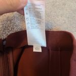 Vince . Size Medium Stitch Front Seam Stretch Pant Dark Currant Red Ponte Cropped Photo 10