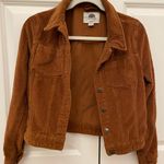 Corduroy Womens Jacket Brown Photo 0