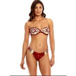Agua Bendita New! Stacy Strapless Bikini Top, size XL Photo 11