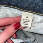 Simply Vera Vera Wang Straight Leg Jean Size 8 Blue Photo 4