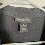 Lane Bryant Short Sleeve Blazer 3 Button Charcoal Gray 16 Photo 7