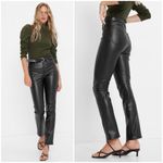 Gibson Latimer NWT Classic High Rise Skinny Fit Faux Leather Pants in Black Photo 1