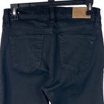Madewell SZ 27 TALL 9" High Rise Skinny Jeans Zip-Fly Stretch Black Photo 3