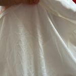 Kawaii beige white polka dot bow chiffon dress XS Photo 4