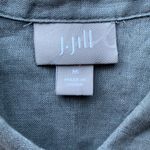 | J. Jill women's linen grey blouse Photo 2