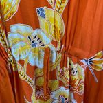NWT KA Kenanga Ayu Orange Floral Kaftan Dress Size undefined Photo 1