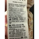 Billabong Pants Women Large Orange Floral Flare Boho Cinch Waist High Waisted Photo 7