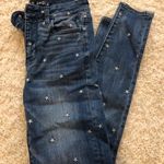 American Eagle Outfitters NWOT Star Embroidered Jeans Size 4 Photo 0