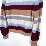 Baum Und Pferdgarten Courtney Autumn Tan Striped Pullover Sweater Photo 9