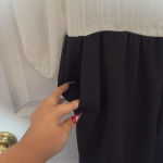 Vince Camuto  Black White Holiday Glam Rhinestone Jumpsuit Size M Photo 3