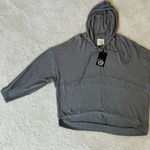 Chaser NWT gray  cropped hoodie size M. Would fit up to XL Photo 0