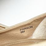 Tahari  Parson Tan Pointy Toe Patent Leather Back High Heels Pumps, Size 9 Photo 2