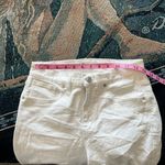 Madewell Y2K High Rise Skinny Cropped Jeans White Frayed Hem Distressed Size 27 Photo 12