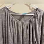 H.I.P. Nordstrom Happening in the Present Sz. Small Grey Blouse Dolman Sleeve Scoop Photo 1