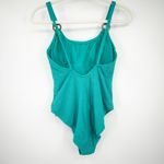 Shade & Shore NWT Womens Square Neck Pucker High Leg One Piece Swimsuit Size S Photo 11