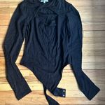 Reformation NWOT  Rylen Bodysuit in Black Photo 2