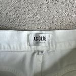 AGOLDE Women's 26 90s Mid Rise Straight Leg White Denim Jeans Cropped Photo 4