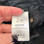 MOTHER High Waist Looker Jean Black Hawk Wash Size 29 Photo 7