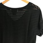 Desigual Women's TS SANDRA Black V-Neck Blouse T-Shirt Top Photo 3