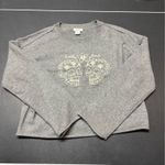 Haute Hippie Embroidered Skull Sweater Photo 2