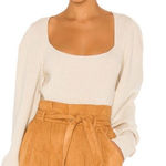 Free People NWT Saffron Open Back Sweater $128 S Photo 0