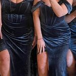 Azazie Jas Dress in French Blue Photo 0