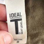 Next Level Apparel Next Level Soldier Solutions Army Green Graphic Tank Top with American Flag Photo 3