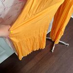 Boho Me  NWT peach halter cutout wide leg cropped jumpsuit Photo 3