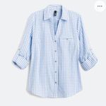 Kut From The Kloth Feena Textured Button Down Blouse- EUC Photo 1